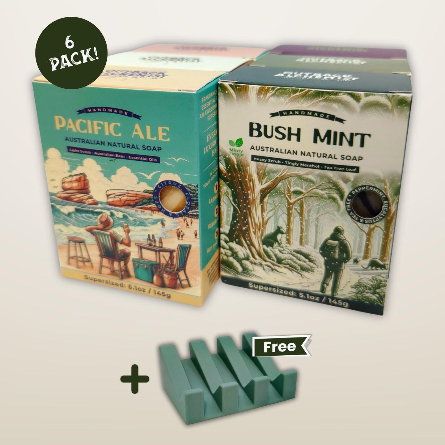 Ultimate 6 Pack Natural Soap Bundle